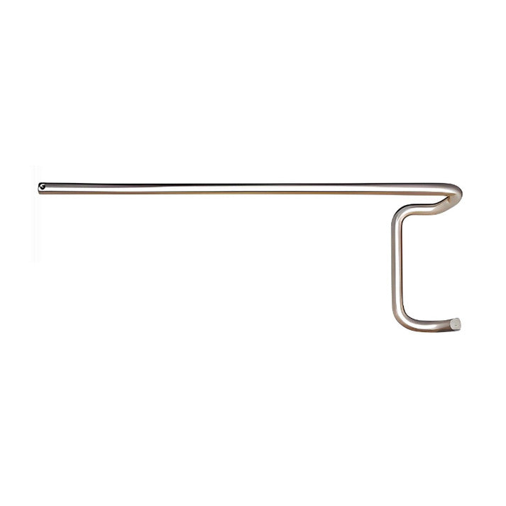 BHS Solid Push Bar and Offset Pull Handle
