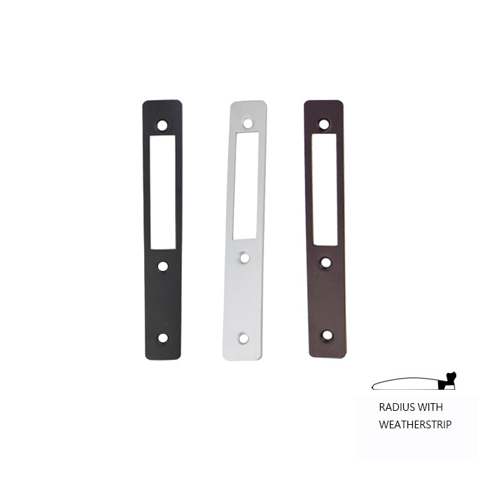 BHS Canada Radius Weatherstripped Face Plate for Hookbolt