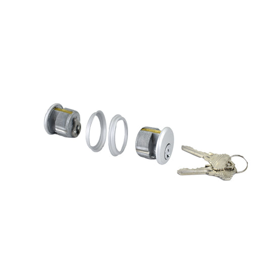 BHS Keyed Mortise Cylinder Zinc