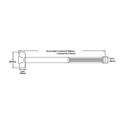 BHS Panic Exit Device Rim Type